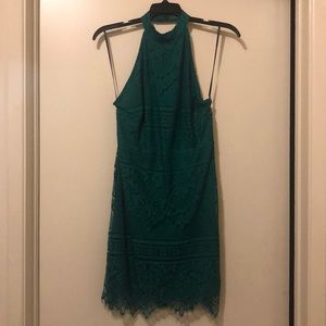 F21 Green Lace Dress